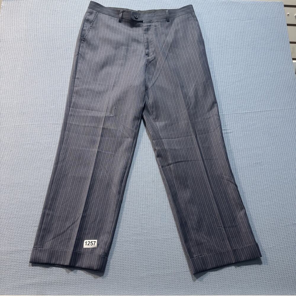 Long Tailored Pant Men Sz 36‎ Gray Pre-Owned Excellent